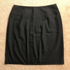 Talbots Petites black skirt with pleated front